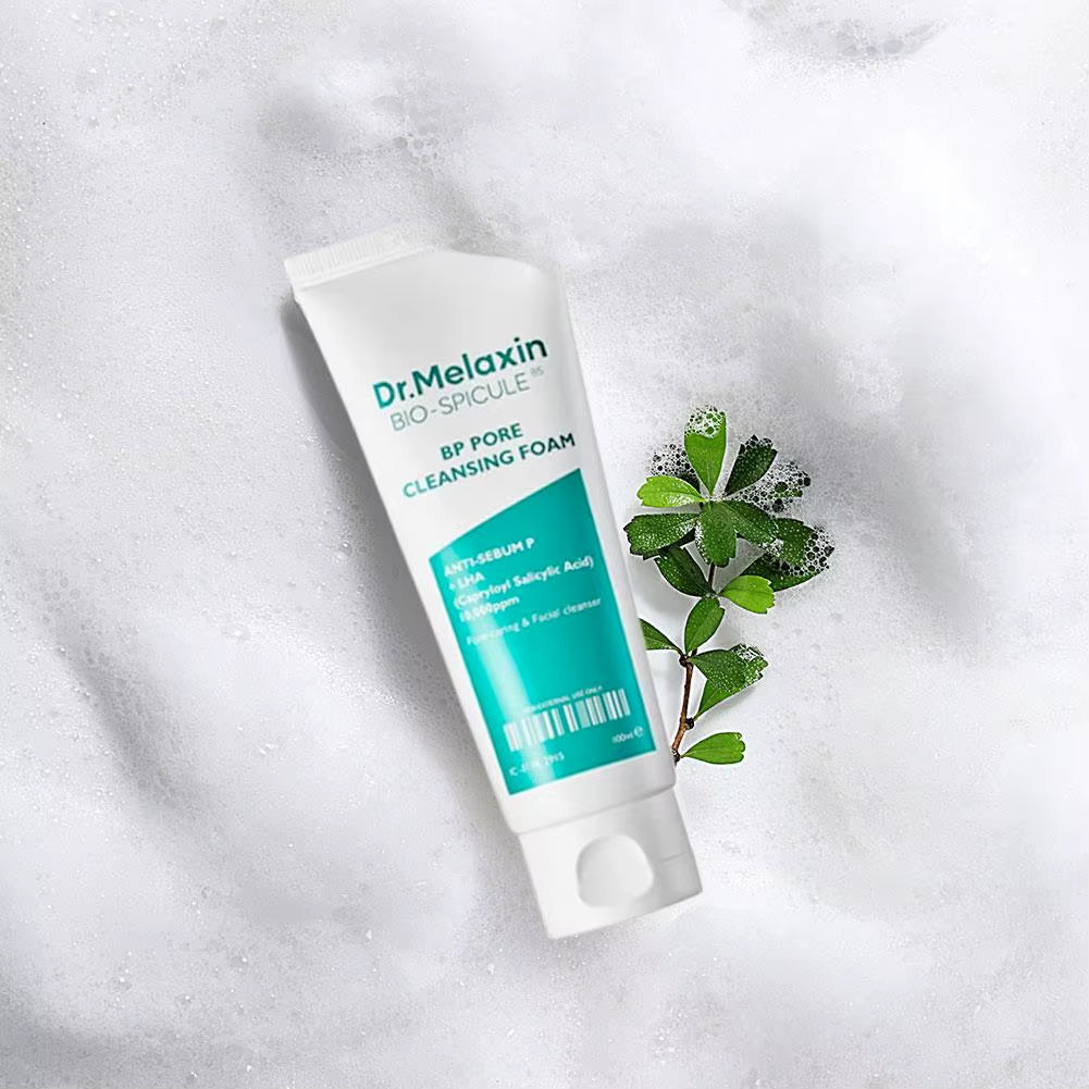 Dr.Melaxin Firming Cleanser Foam Pore Cleanser Refreshing Oil Control Moisturizing Facial Cream Not Tight Dense Foam Skin Care