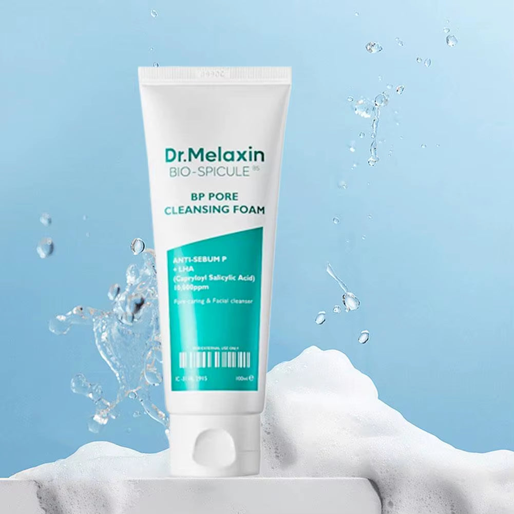 Dr.Melaxin Firming Cleanser Foam Pore Cleanser Refreshing Oil Control Moisturizing Facial Cream Not Tight Dense Foam Skin Care